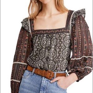 Free people mostly meadow top NWT